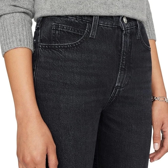 FRAME Le High N Tight Straight Leg Jeans Inkwell Denim 27 - Picture 14 of 14